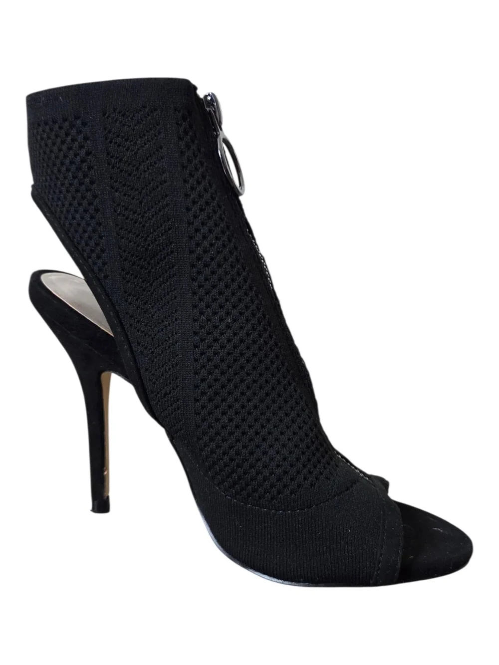 NWOT Zara high-heel fabric Sandals - Picture 3 of 5